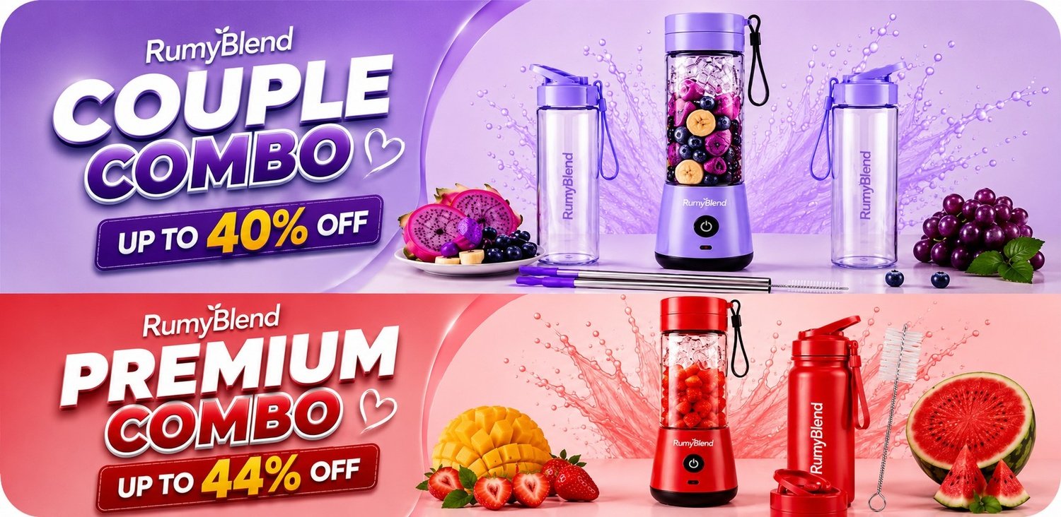 RumyBlend couple combo and premium combo discount banner