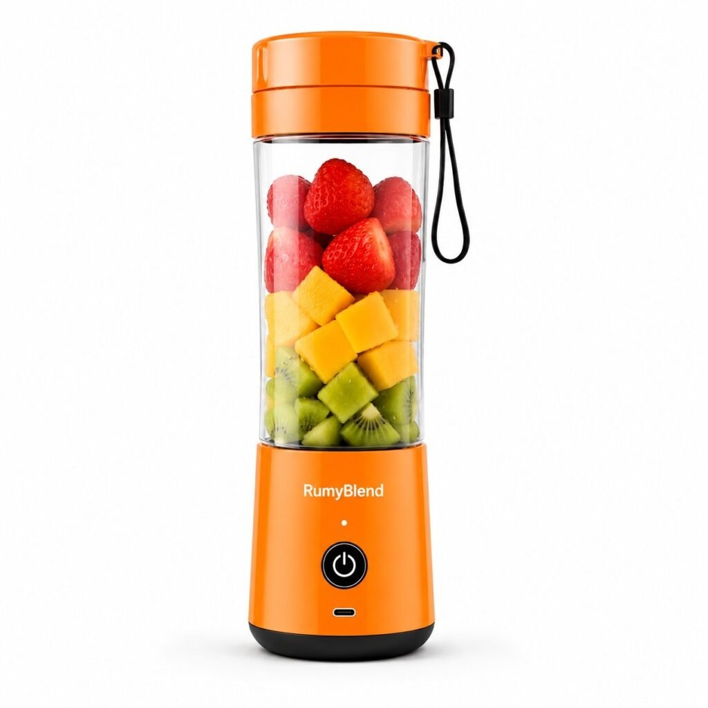 RumyBlend orange portable blender