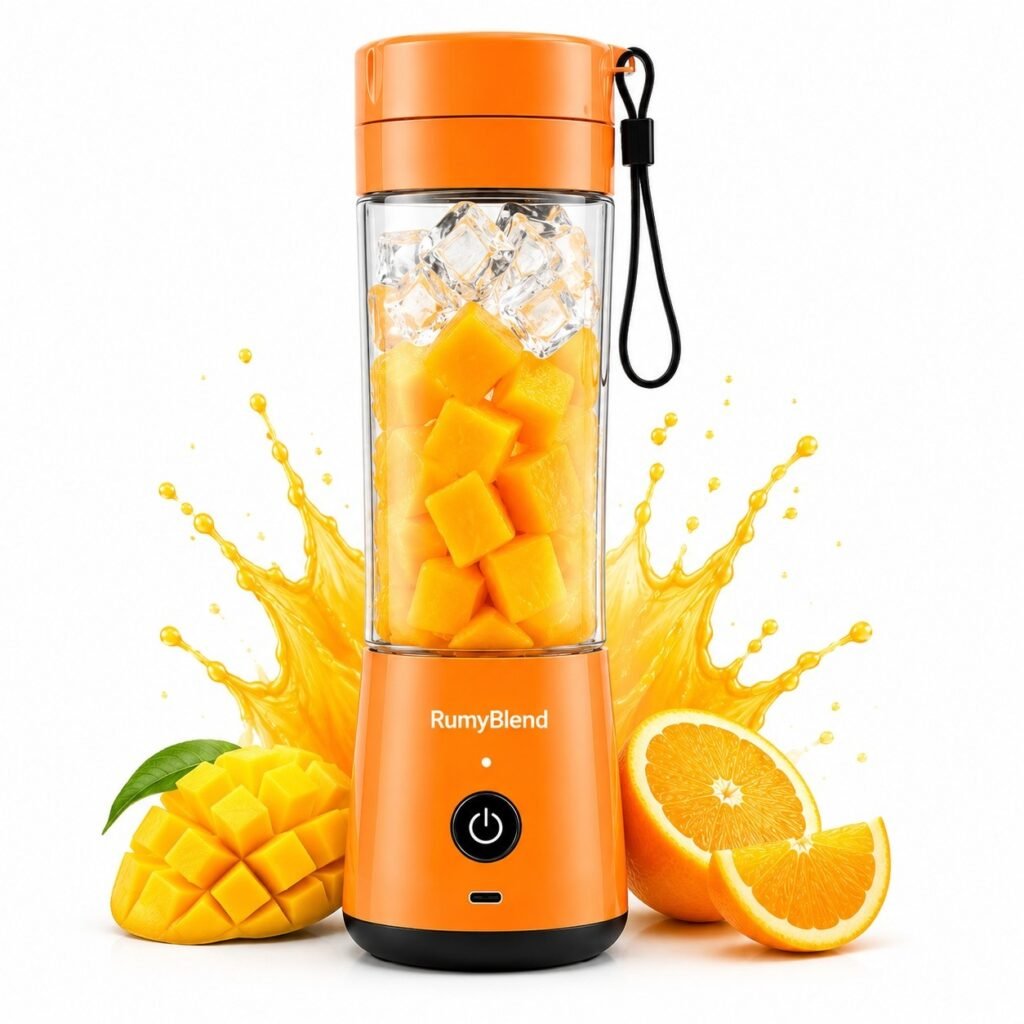 RumyBlend portable blender for smoothies and fresh juice